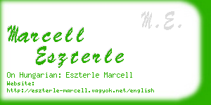 marcell eszterle business card